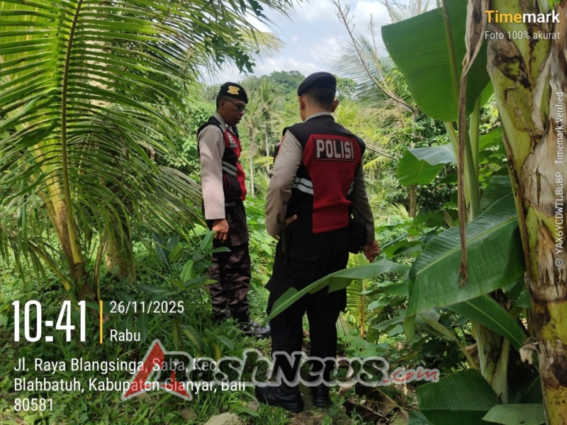 Mitigasi Bencana, Polsek Blahbatuh Tingkatkan Patroli Wilayah