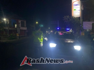 Polsek Selemadeg barat Gelar Patroli Malam Menjelang Dini Hari