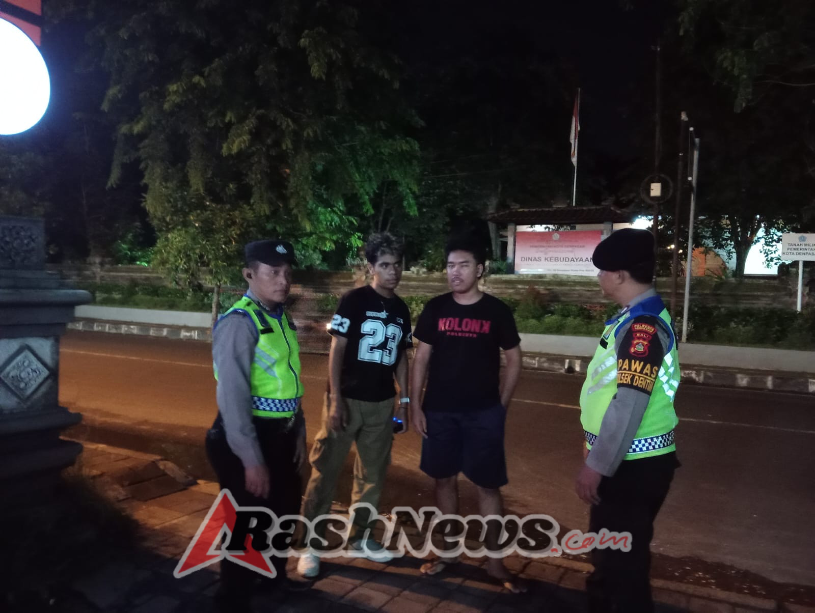 Polsek Dentim All Out Gelar BLP, Amankan Malam Akhir Pekan