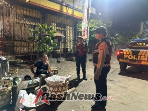 Sat Samapta Polres Klungkung Tingkatkan Patroli Malam Galungan