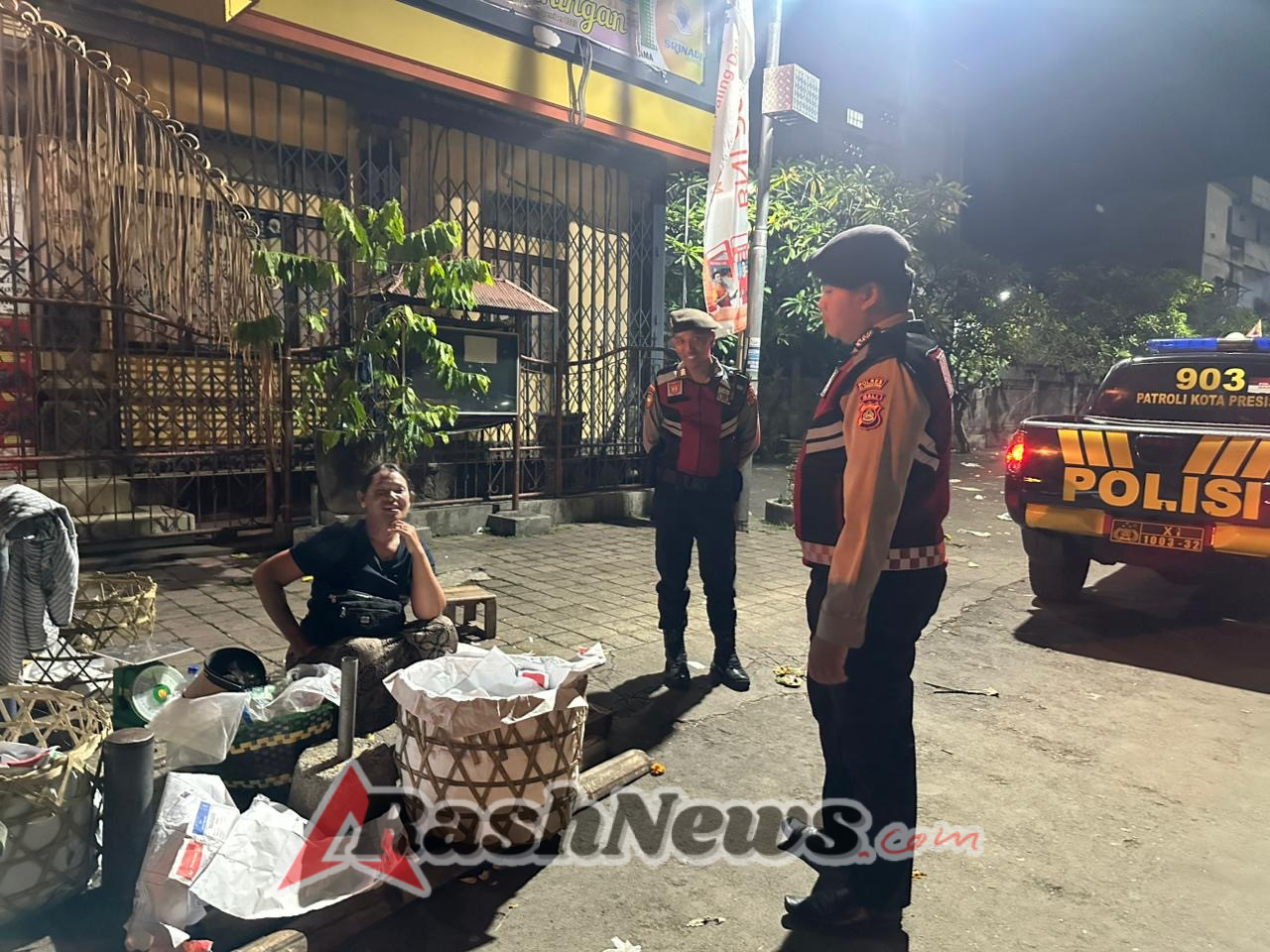Sat Samapta Polres Klungkung Tingkatkan Patroli Malam Galungan