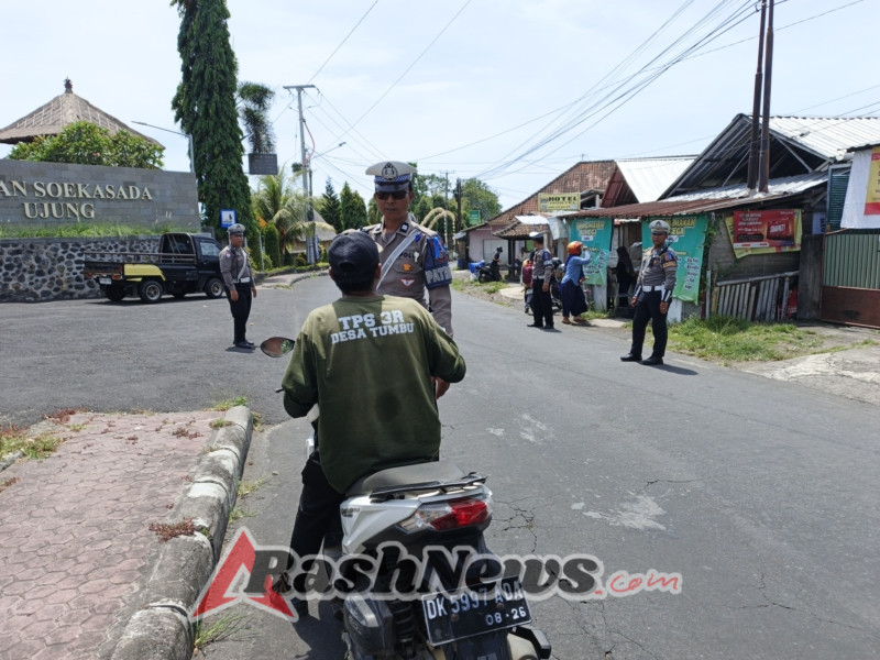 Satgas III Gakkum Ops Zebra Agung 2025 Sat Lantas Polres Karangasem Gencarkan Penindakan, Teguran, dan Himbauan