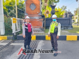 Unit Pam Obvit Sat Samapta Polres Karangasem Laksanakan Patroli di Depo Pertamina IT Manggis