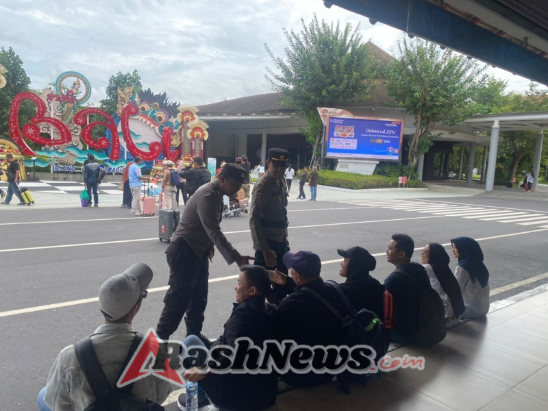 Patroli Dialogis Polres Bandara Ngurah Rai Berikan Rasa Aman kepada Pengguna Jasa Bandara