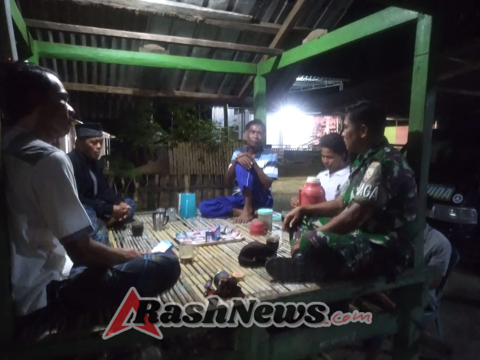 Koramil 1628-03/Seteluk Aktifkan Patroli Malam, Ciptakan Situasi Aman