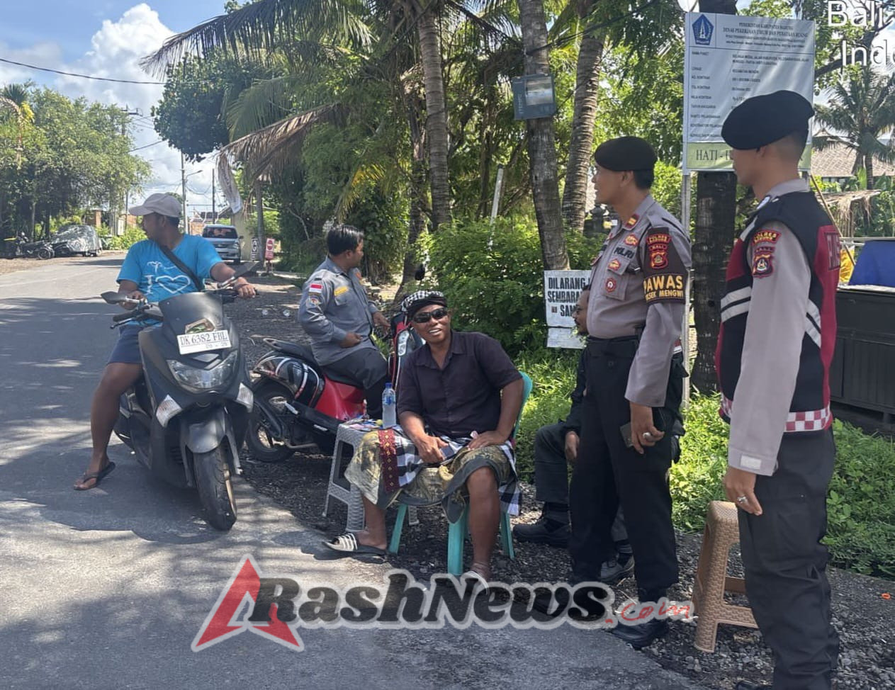 Samapta Polsek Mengwi Laksanakan Patroli di Kawasan Pantai Munggu Guna Ciptakan Situasi Aman dan Kondusif