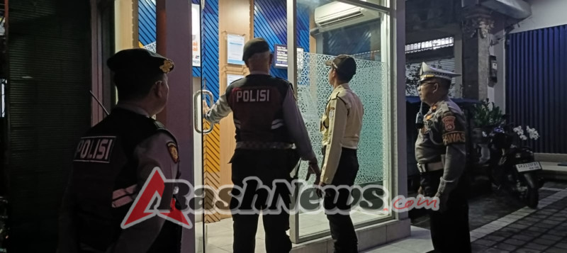 Antisipasi Kerawanan Perbankan, Polsek Abiansemal Intensifkan Patroli Dialogis Di Bank BRI