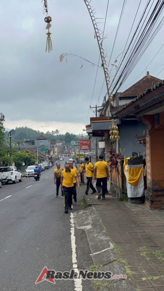 Polsek Pupuan Luangkan Waktu Untuk Berolahraga Agar Senantiasa Prima Dalam Melayani Masyarakat