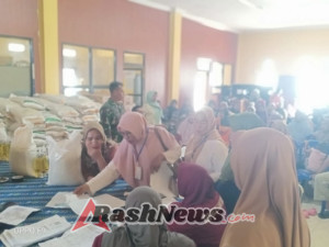 Kodim 1628/KSB Pastikan Bantuan Pangan Tepat Sasaran di Desa Poto Tano