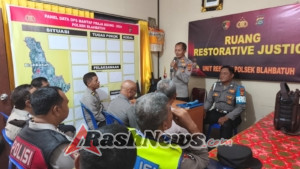 Polsek Blahbatuh Sosialisasi Pencegahan Gaya Hidup Hedonis Kepada Personel
