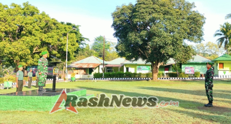 Upacara Bendera di Kodim 1618/TTU Jadi Sarana Pembinaan Tradisi dan Militansi Prajurit