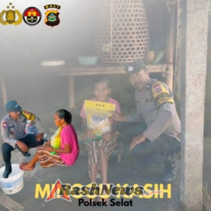 Minggu Kasih Polsek Selat dilaksanakan di BD. Muncan Desa Muncan, Kec. Selat.