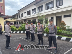 Kasat Binmas Polres Karangasem Pimpin Apel Fungsi sebagai bentuk evaluasi kinerja anggota