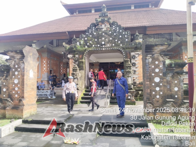 Sinergi Polsek dan Polres Tabanan Amankan Puncak Perayaan HUT RSUD Tabanan di Gedung Maria