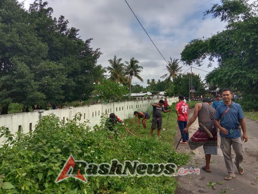 Sinergi Babinsa dan Warga, TPU Jeruk Manis Dirawat Lewat Gotong Royong