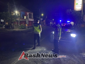 Polsek Selemadeg barat Gelar Patroli Malam Menjelang Dini Hari