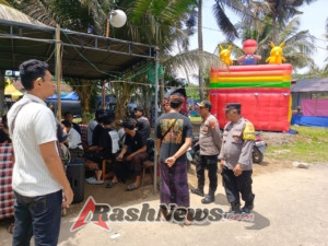 Kapolsek Selemadeg pimpinan patroli siang hari, Jaga Keamanan di Umanis Galungan