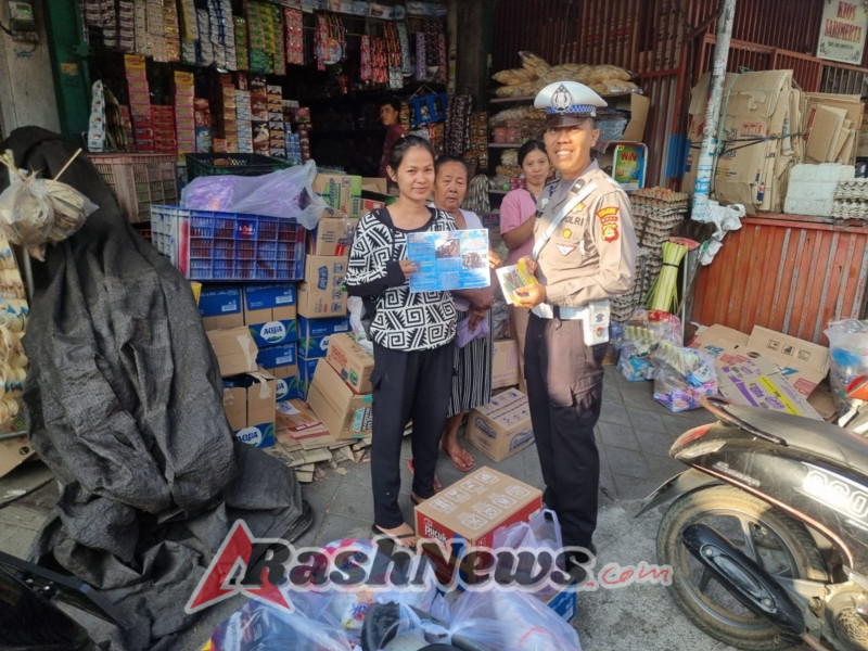 Satgas I Preemtif Subsatgas Dikmas Polres Karangasem Gelar Dikmas Lantas dalam Rangka Ops Zebra Agung 2025