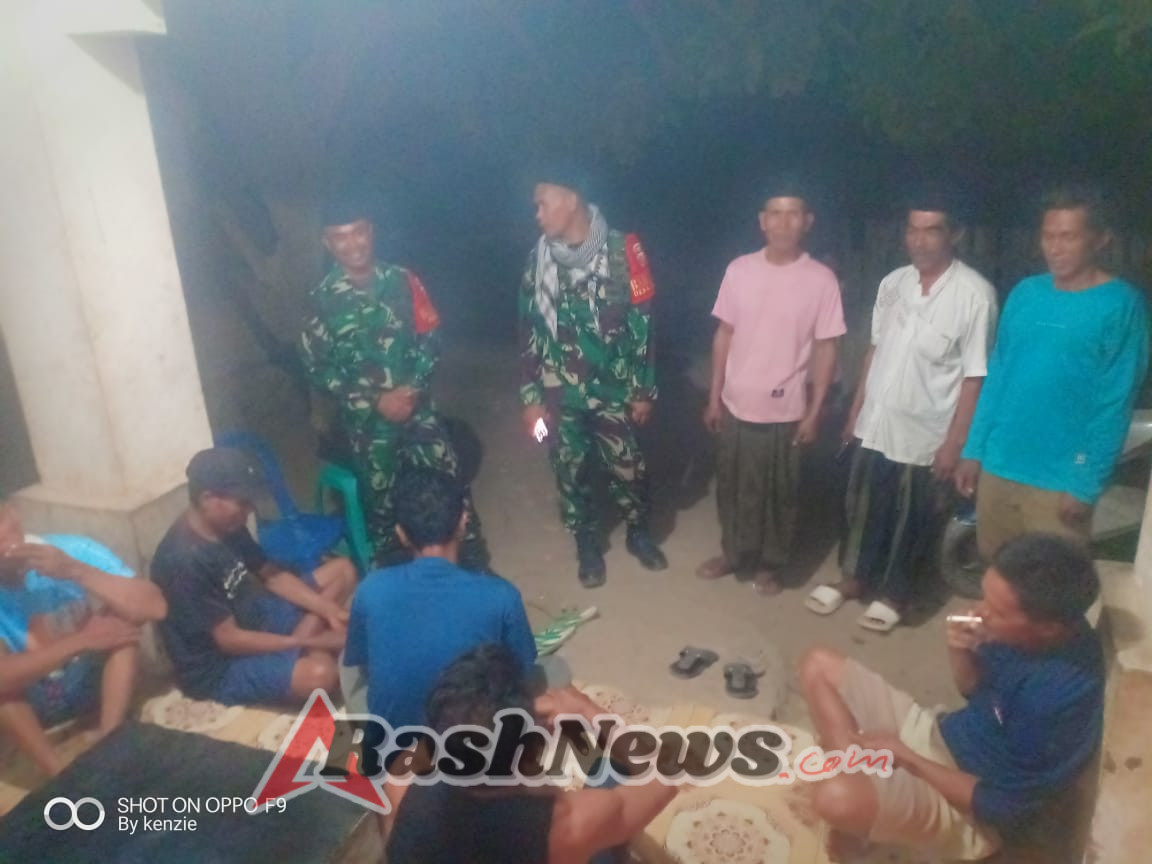 Patroli Siskamling di Sape dan Lambu Berjalan Aman, Komitmen Bersama Jaga Keamanan