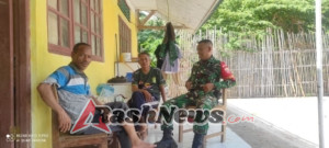 Babinsa Wolowaru Aktif Wujudkan Wilayah Binaan yang Aman dan Kondusif