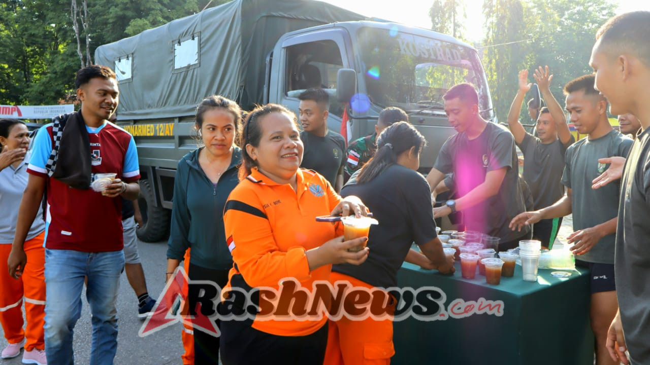Lari Pagi Satgas Pamtas: Wujud Semangat dan Kebersamaan Prajurit di Perbatasan