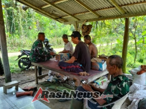 Babinsa dan Aparat Desa Sinergi Jaga Kerukunan Warga Kaliakah, Tertibkan Ternak dan Lingkungan