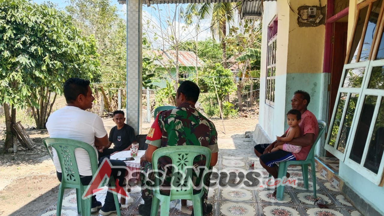 Babinsa Suelain Dorong Warga Tingkatkan Komunikasi dan Kepedulian Lingkungan di Tengah Musim Kemarau