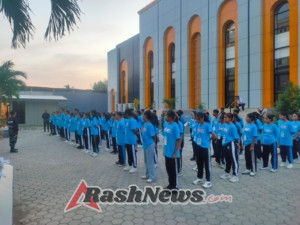 Pembinaan Kebangsaan Babinsa Kupang Bentuk Karakter Siswa Program ADEM