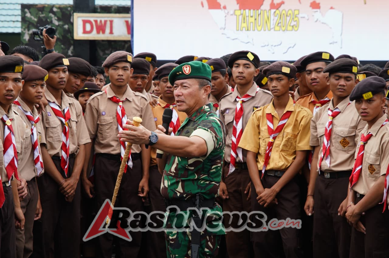 Penutupan Persami KKRI di Rindam IX/Udayana, Pangdam Ajak Generasi Muda Wujudkan Indonesia Emas 2045
