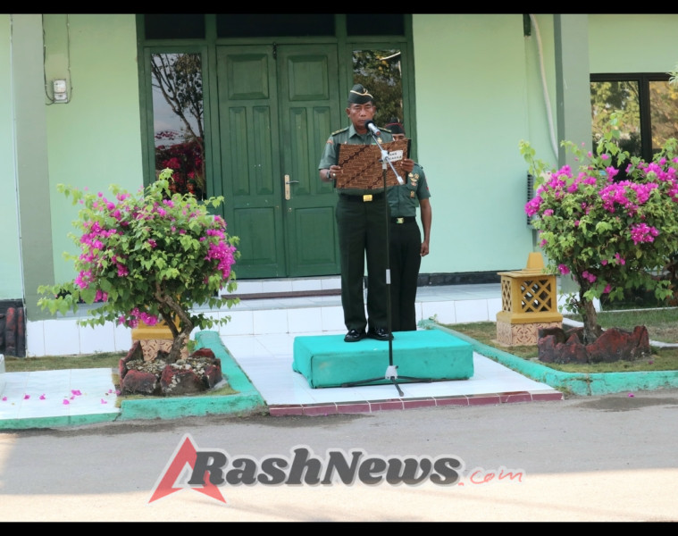 Kasdim Sumba Timur Ingatkan Prajurit: Maknai Upacara Sebagai Cermin Jiwa Nasionalisme