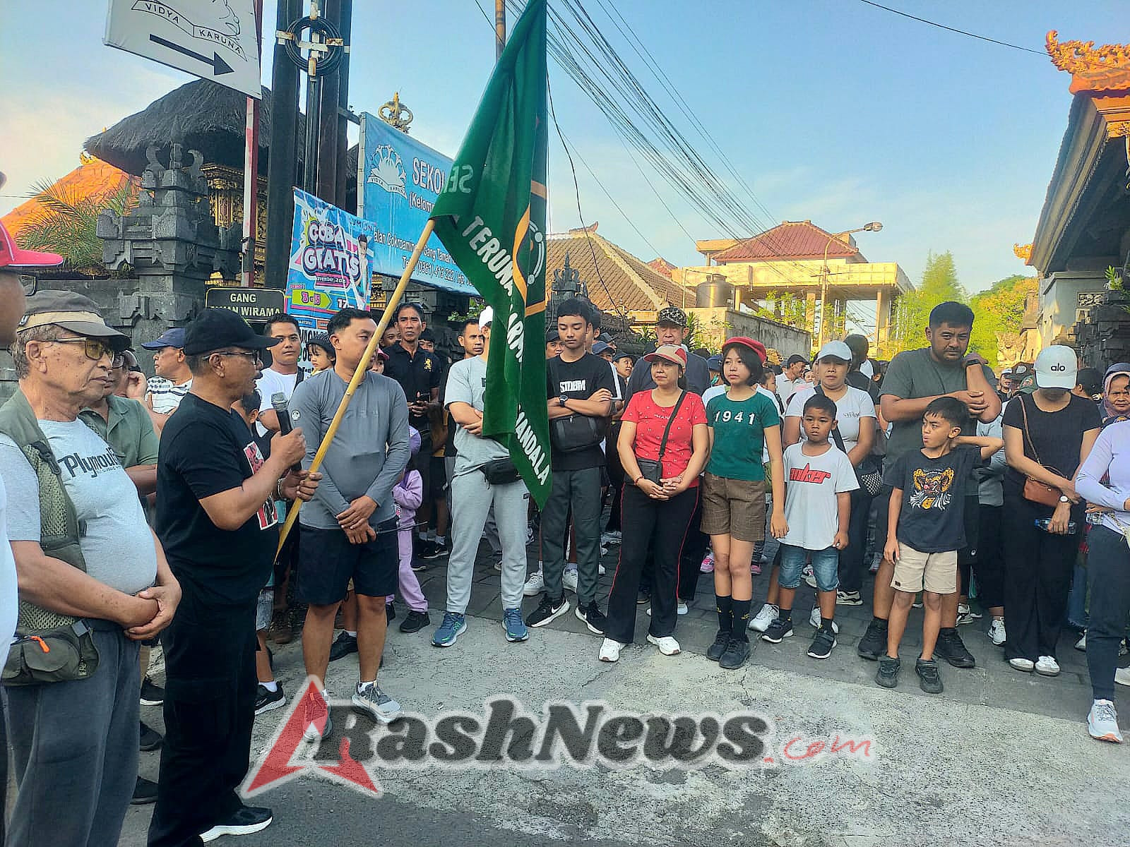 Serka Zainal Arifin, Pantau Berlangsungnya Jalan Santai Sehat Perayaan HUT ST. Dharma Bakti Mandala ke-64