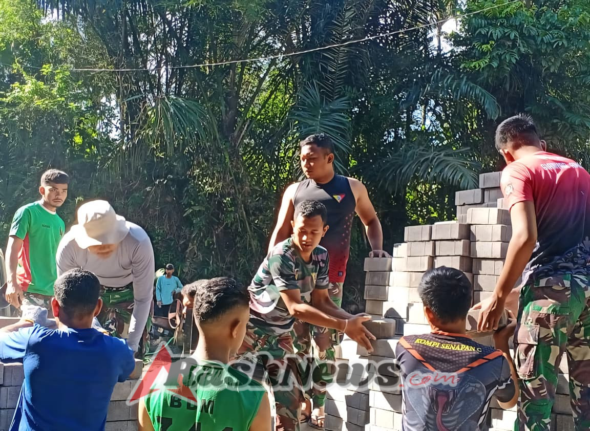 TMMD Ke-126 Kodim 1611/Badung Upaya Membuka Infrastruktur Jalan bagi Para Petani di Desa Bongkasa Pertiwi