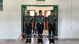 Dandim 1613/Sumba Barat Pimpin Acara Penerimaan Kasdim Baru dan Wisuda Purnawirawan