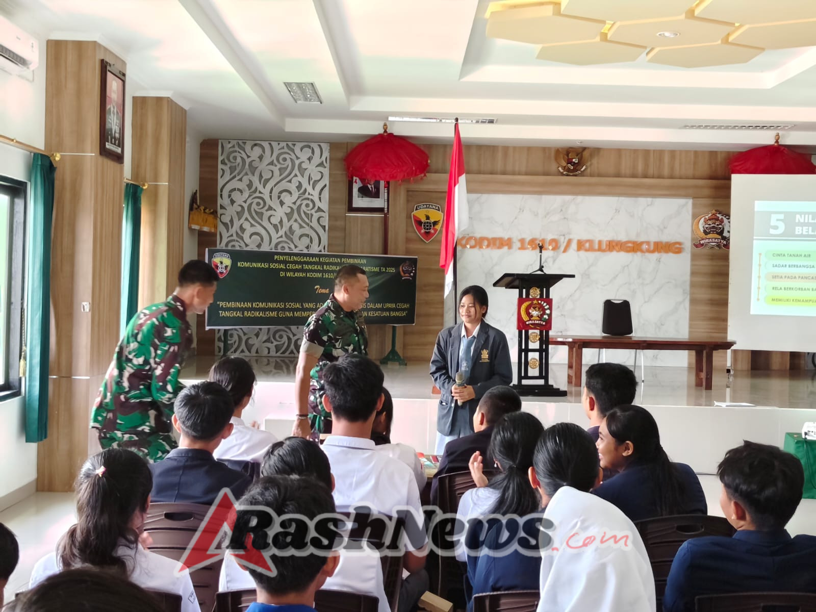 Pasiops Kodim Klungkung; Matematika Metode GASING Solusi Hilangkan Paradigma Matematika Sulit Dan Membosankan