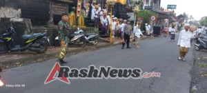 Begini, Solidnya Tiga Pilar Di Tohpati Sukseskan Upacara Keagamaan