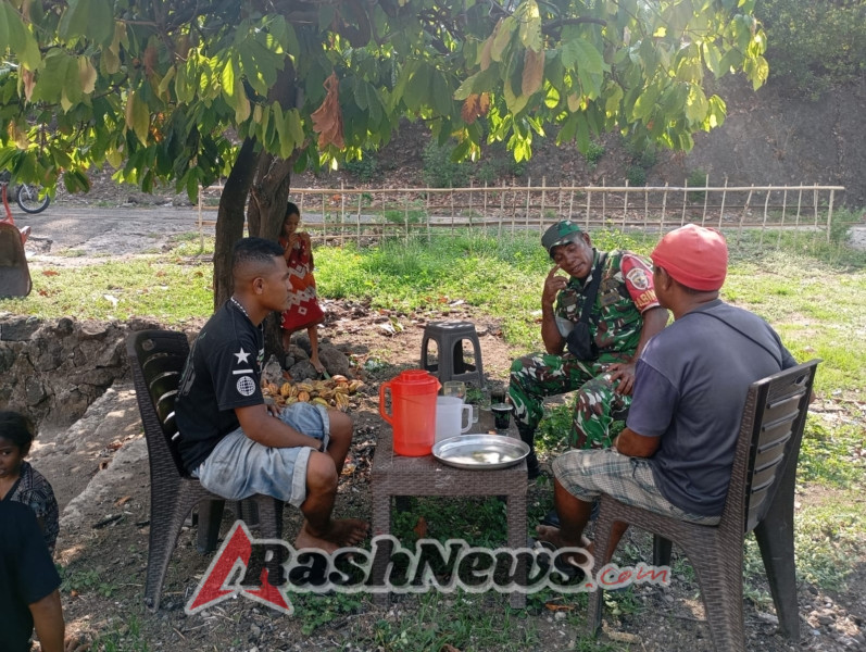 Masyarakat Antusias Sambut Kehadiran Babinsa di Desa Loboniki