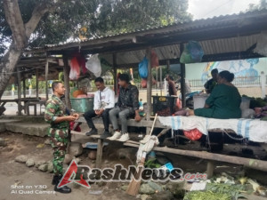 Babinsa 1602-01 Ende Aktif Monitoring Wilayah dan Mendengar Aspirasi Masyarakat