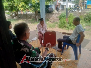 Babinsa Paupire Tingkatkan Komunikasi Sosial, Pastikan Lingkungan Aman dan Tertib