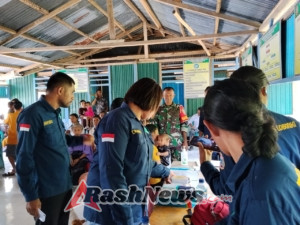 Antusias Warga Warnai Kegiatan Posyandu Safari di Desa Niopanda Bersama Babinsa dan Tenaga Kesehatan