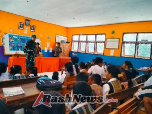 Babinsa Dorong Siswa SD GMIT Nusa Wujudkan Sekolah Ramah dan Bebas Perundungan