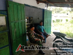 Babinsa Kopda Faisal Idrus Bersinergi dengan Warga, Jaga Ketertiban di Wilayah Binaan