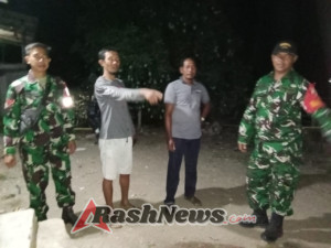 ‎Patroli Terpadu Koramil 1607-03/Ropang Pastikan Lingkungan Tetap Aman ‎