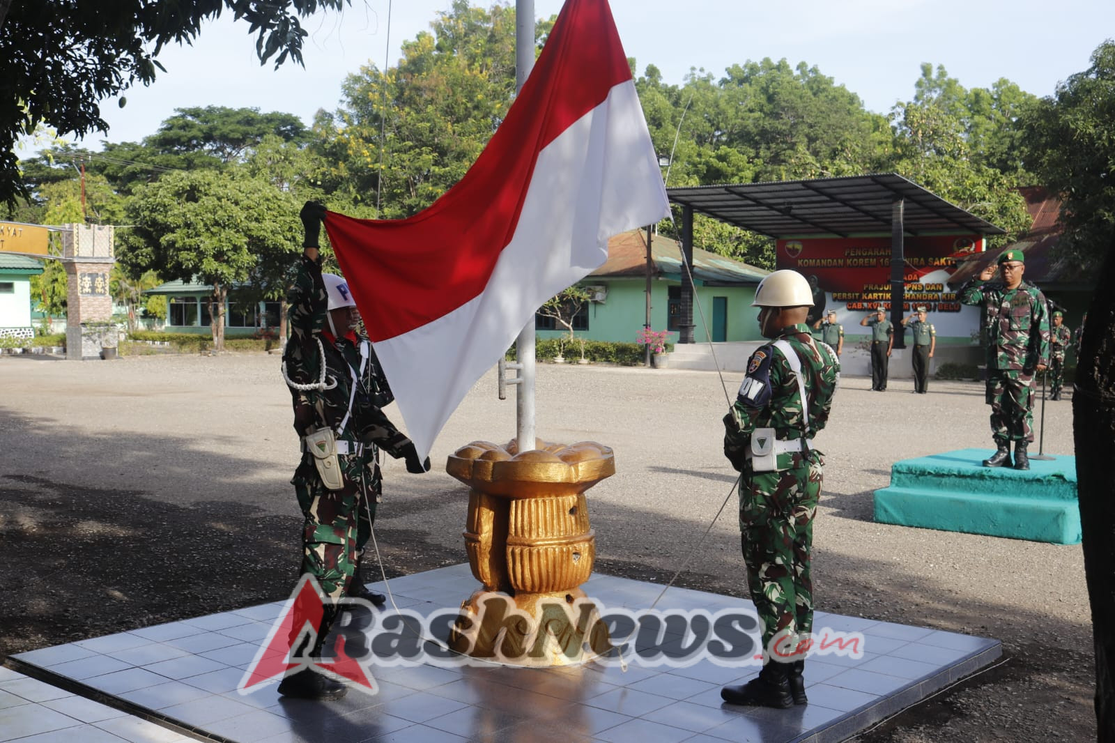 Tingkatkan Nasionalisme dan Cinta Tanah Air, Kodim Belu Gelar Upacara Bendera Hari Senin