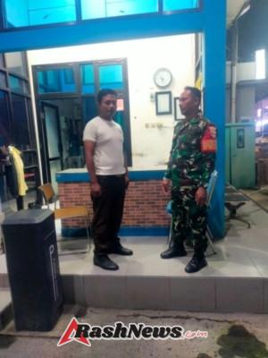 Anggota Koramil 1607-01/Sumbawa Gelar Patroli Mandiri untuk Jaga Kondusivitas Wilayah