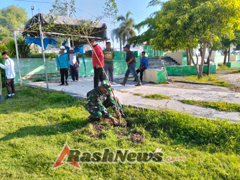 ‎Semarak Hari Menanam Pohon: Koramil Utan-Rhee Perkuat Semangat Pelestarian Lingkungan