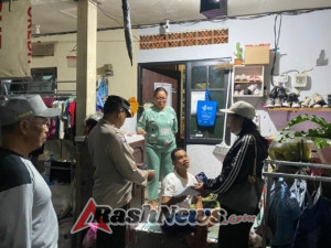 Wujudkan Tertib Administrasi, Bhabinkamtibmas Dampingi Pendataan Penduduk Non-Permanen di Banjar Laplap Tengah
