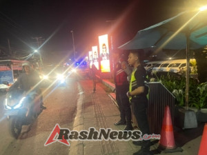 Cegah Kriminalitas  Polsek Kuta Utara Patroli Subuh Dan  Stasioner Di Kawasan Wisata