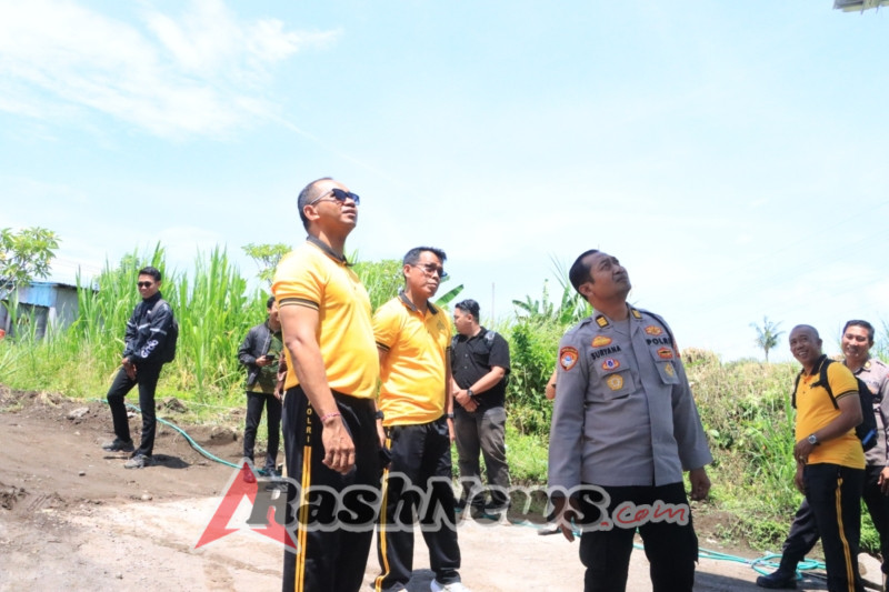 Kapolres Klungkung Tinjau Progres Pembangunan SPPG yang Memasuki Tahap Finishing