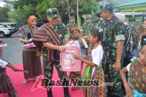 Kehangatan dan Kebanggaan Warnai Penyambutan Pangdam IX/Udayana di Makodim 1618/TTU