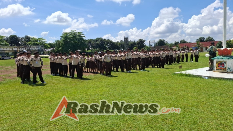 Pasiter Kodim Klungkung; Hari Pertama Persami KKRI Diwarnai Kegiatan Interaktif, Fun Game Dan Pembekalan